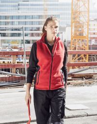 Fleece Weste Damen Rot